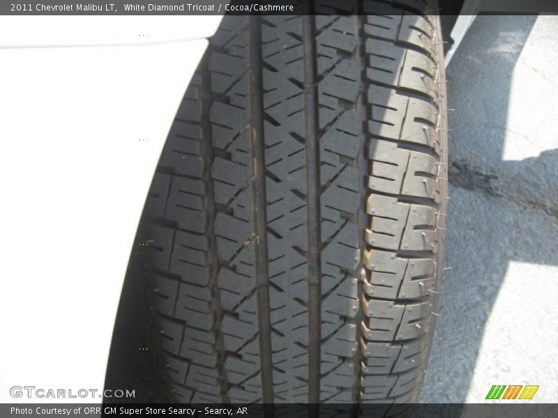 White Diamond Tricoat / Cocoa/Cashmere 2011 Chevrolet Malibu LT