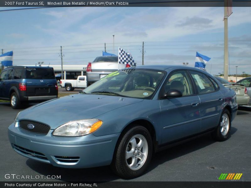 Windveil Blue Metallic / Medium/Dark Pebble 2007 Ford Taurus SE