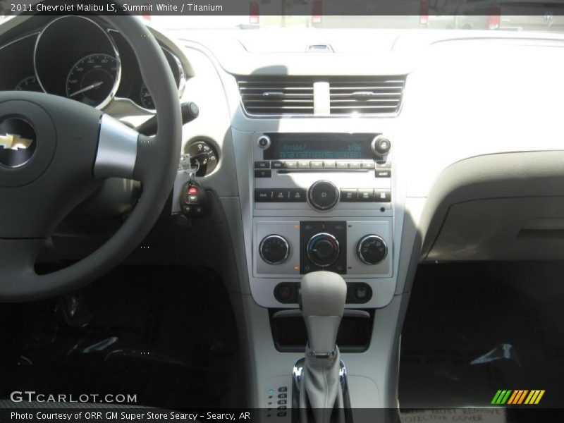 Summit White / Titanium 2011 Chevrolet Malibu LS