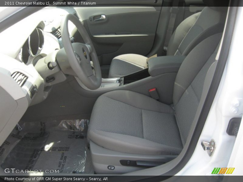 Summit White / Titanium 2011 Chevrolet Malibu LS