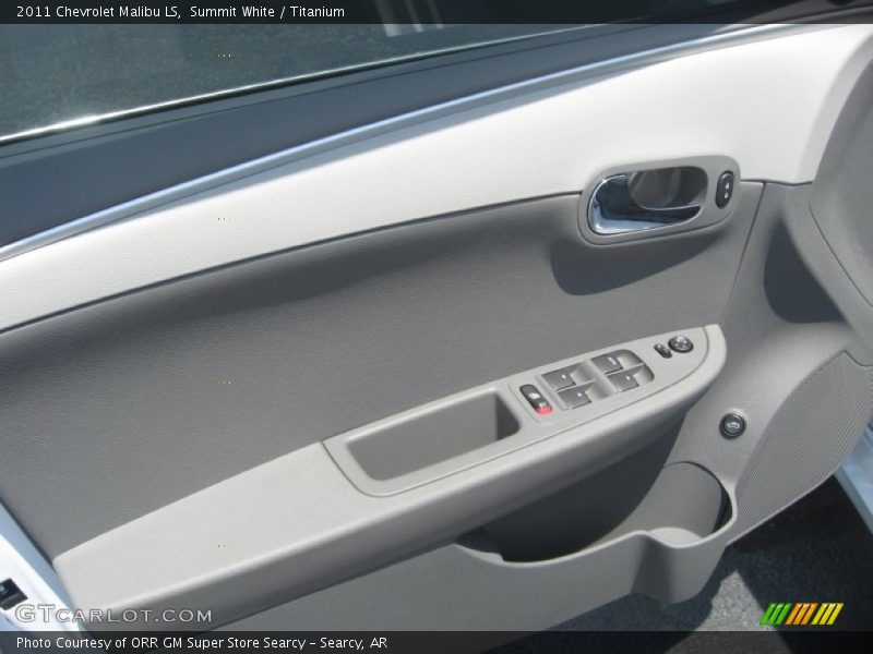 Summit White / Titanium 2011 Chevrolet Malibu LS