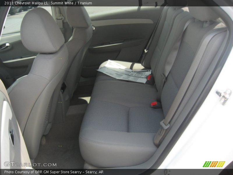 Summit White / Titanium 2011 Chevrolet Malibu LS