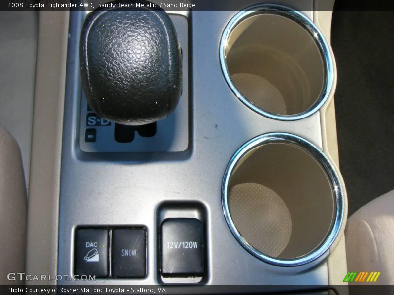 Sandy Beach Metallic / Sand Beige 2008 Toyota Highlander 4WD