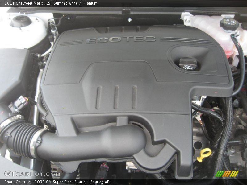 Summit White / Titanium 2011 Chevrolet Malibu LS