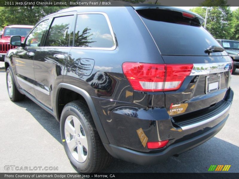 Blackberry Pearl / Black 2011 Jeep Grand Cherokee Limited