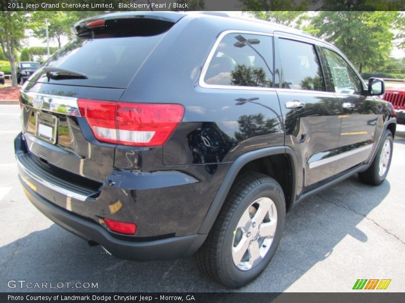 Blackberry Pearl / Black 2011 Jeep Grand Cherokee Limited