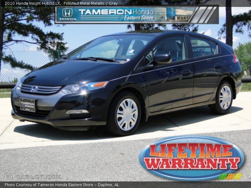 Polished Metal Metallic / Gray 2010 Honda Insight Hybrid LX