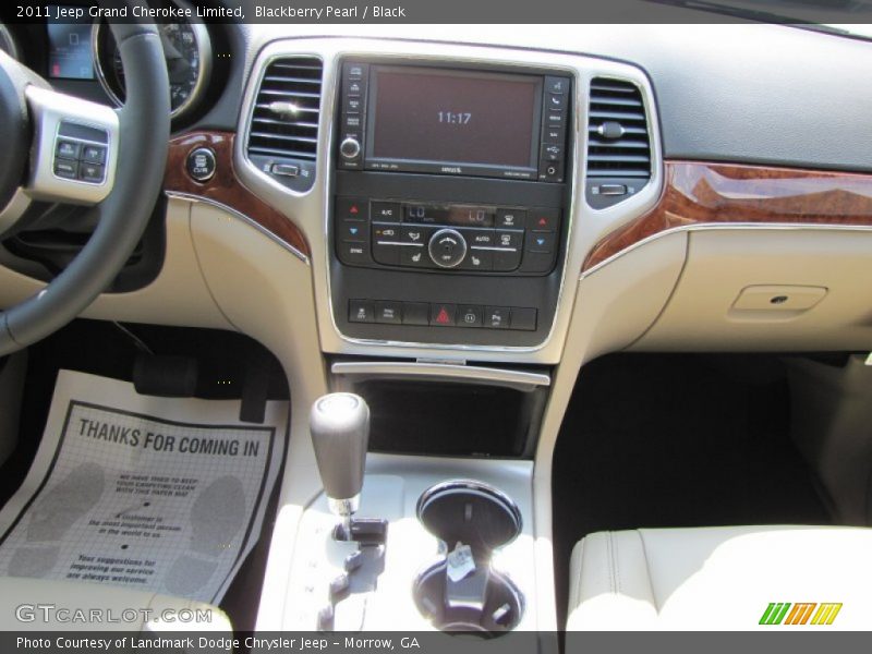 Blackberry Pearl / Black 2011 Jeep Grand Cherokee Limited
