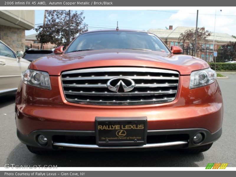 Autumn Copper Metallic / Brick/Black 2006 Infiniti FX 45 AWD