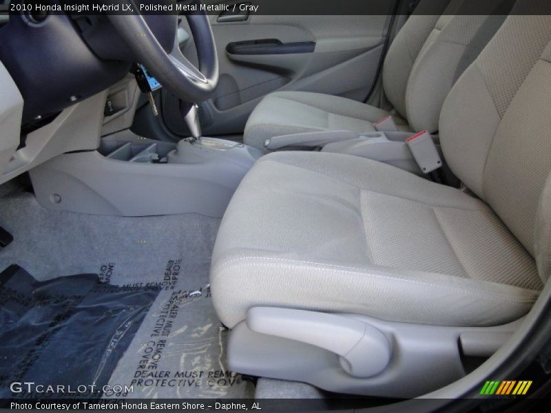  2010 Insight Hybrid LX Gray Interior