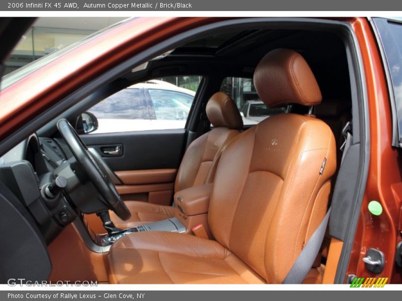 Autumn Copper Metallic / Brick/Black 2006 Infiniti FX 45 AWD