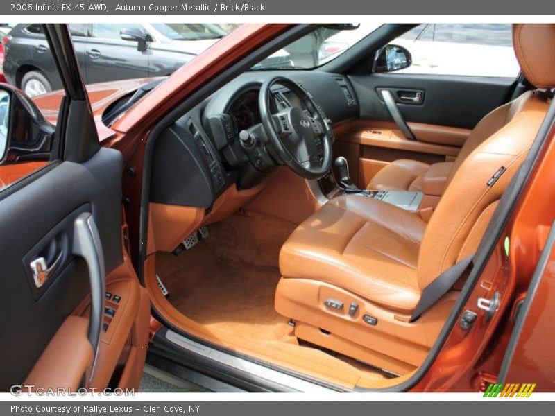 Autumn Copper Metallic / Brick/Black 2006 Infiniti FX 45 AWD