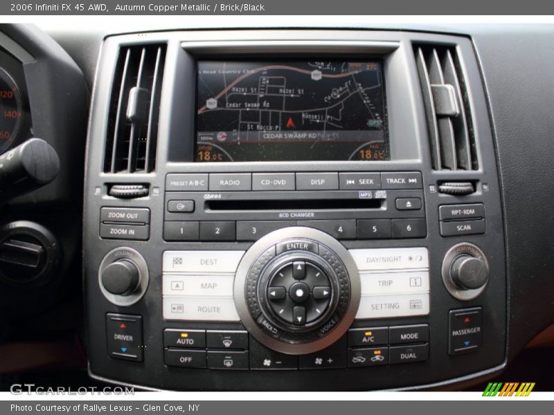 Autumn Copper Metallic / Brick/Black 2006 Infiniti FX 45 AWD