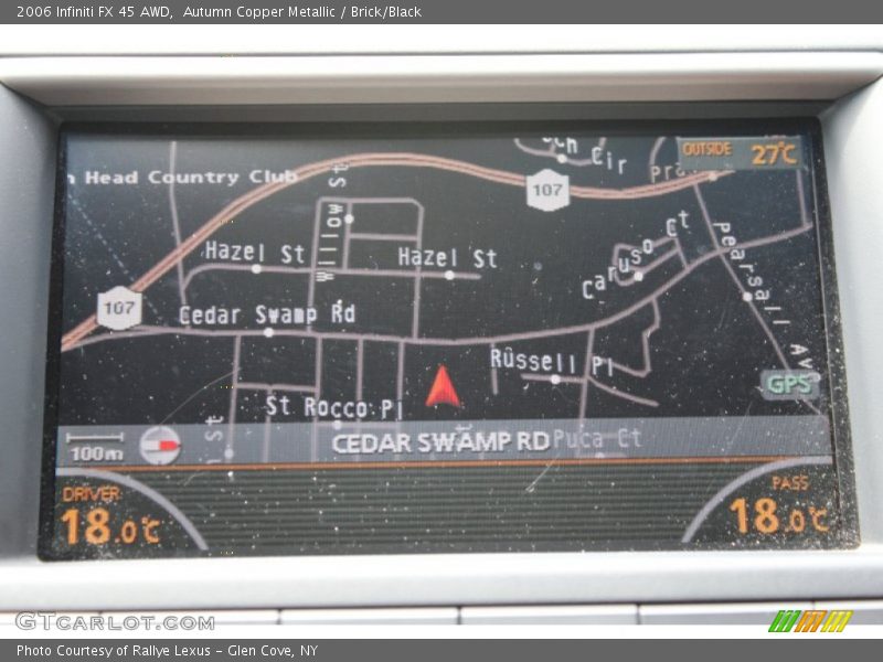 Autumn Copper Metallic / Brick/Black 2006 Infiniti FX 45 AWD