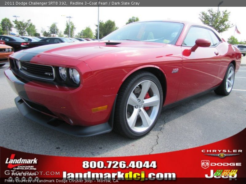 Redline 3-Coat Pearl / Dark Slate Gray 2011 Dodge Challenger SRT8 392