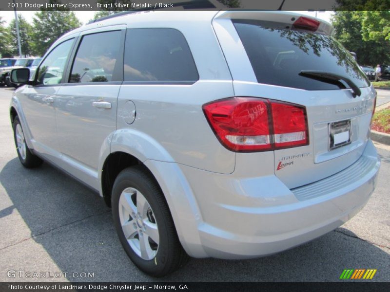 Bright Silver Metallic / Black 2011 Dodge Journey Express