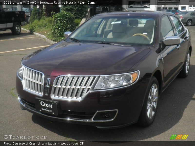 Bordeaux Reserve Metallic / Light Camel 2011 Lincoln MKZ AWD