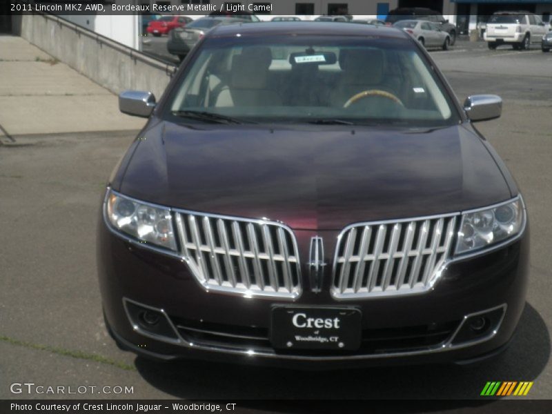 Bordeaux Reserve Metallic / Light Camel 2011 Lincoln MKZ AWD