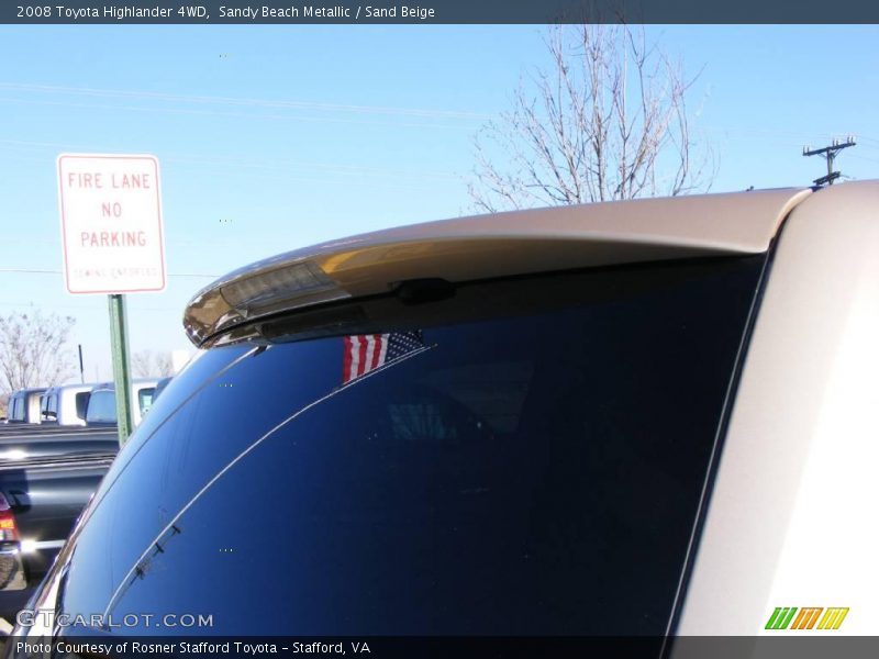 Sandy Beach Metallic / Sand Beige 2008 Toyota Highlander 4WD