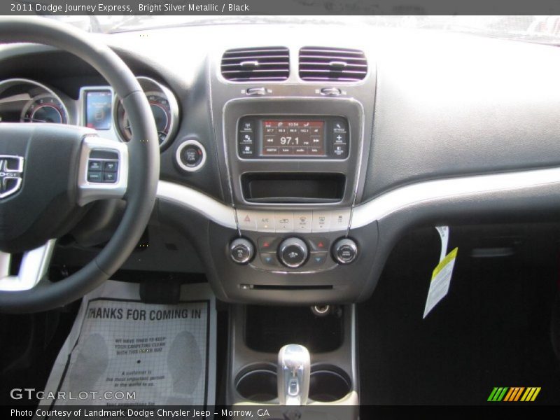Bright Silver Metallic / Black 2011 Dodge Journey Express