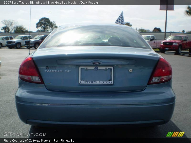 Windveil Blue Metallic / Medium/Dark Pebble 2007 Ford Taurus SE
