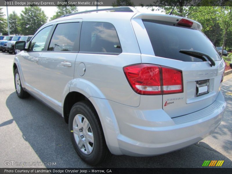 Bright Silver Metallic / Black 2011 Dodge Journey Express