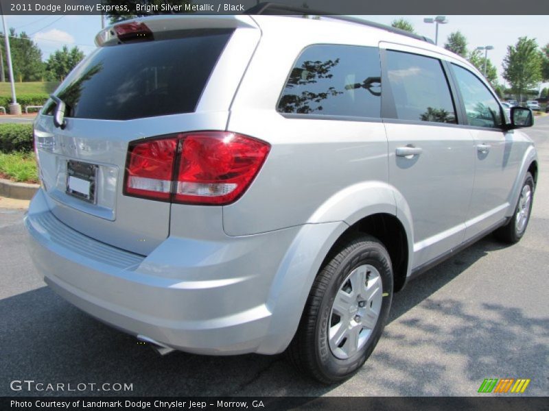 Bright Silver Metallic / Black 2011 Dodge Journey Express