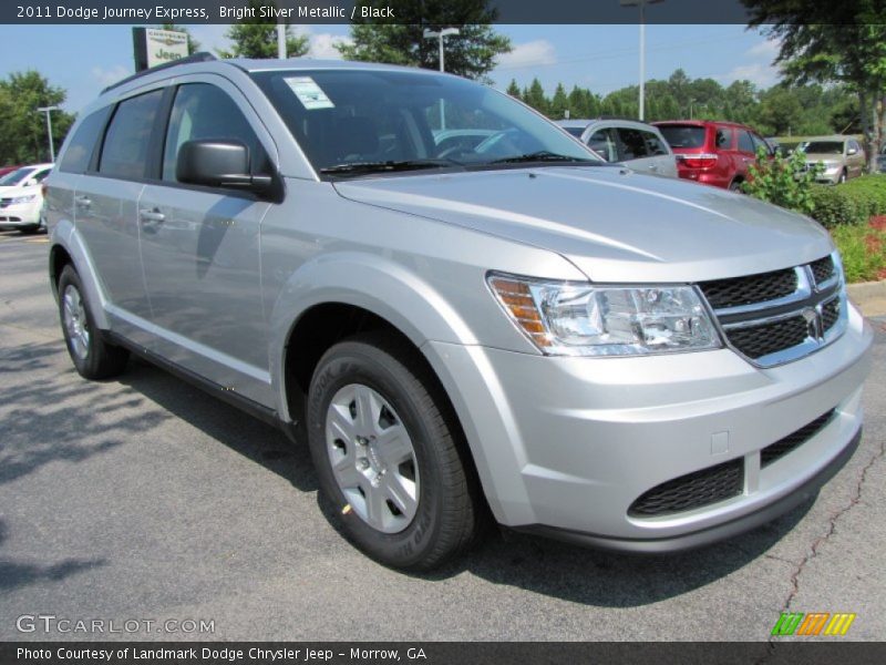 Bright Silver Metallic / Black 2011 Dodge Journey Express