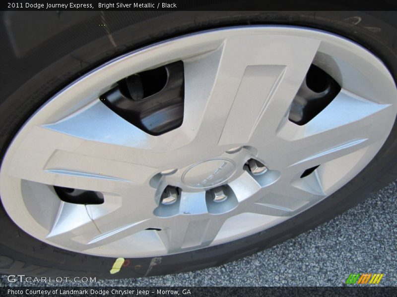 Bright Silver Metallic / Black 2011 Dodge Journey Express