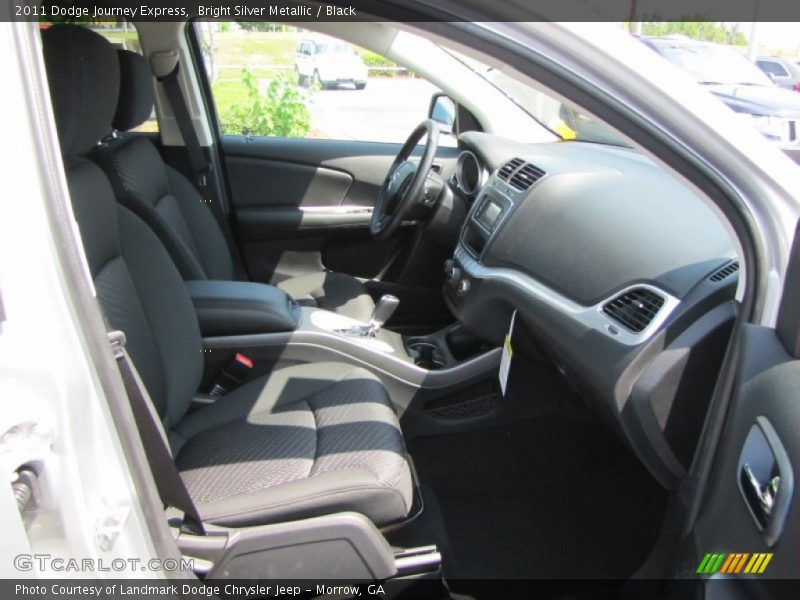 Bright Silver Metallic / Black 2011 Dodge Journey Express