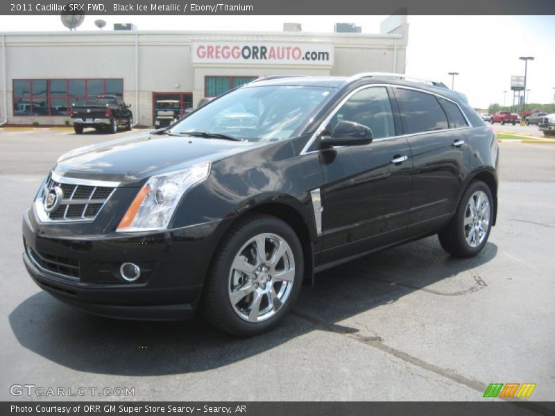 Black Ice Metallic / Ebony/Titanium 2011 Cadillac SRX FWD