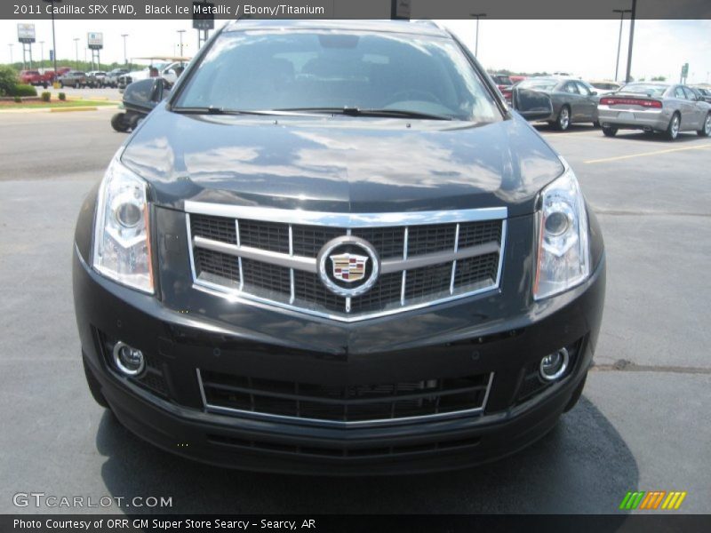 Black Ice Metallic / Ebony/Titanium 2011 Cadillac SRX FWD