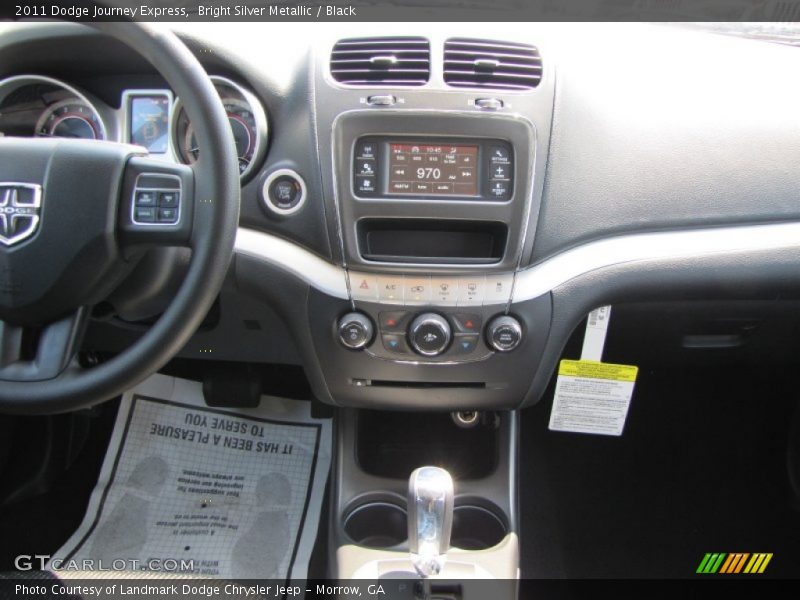 Bright Silver Metallic / Black 2011 Dodge Journey Express