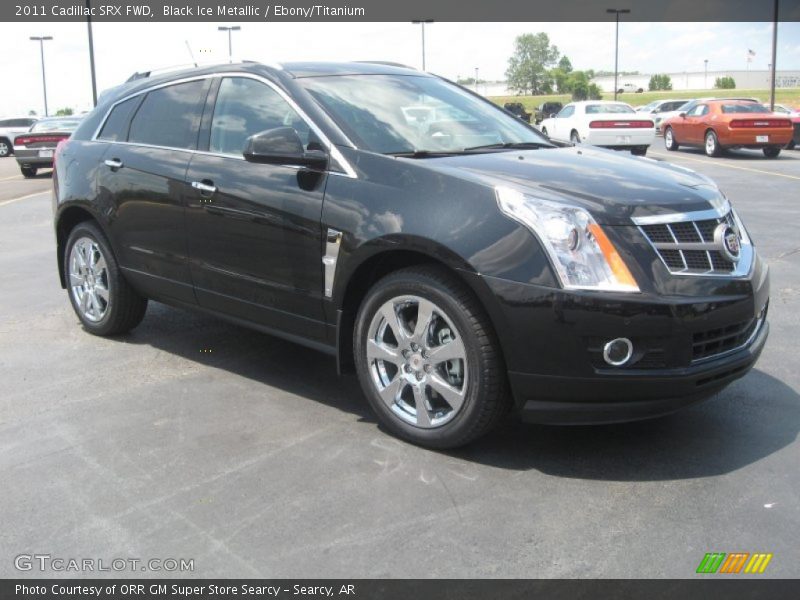 Black Ice Metallic / Ebony/Titanium 2011 Cadillac SRX FWD