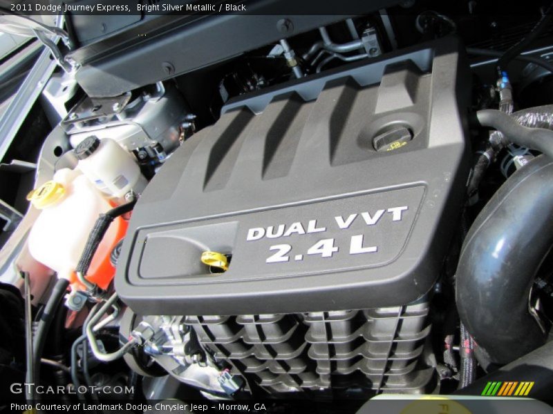Bright Silver Metallic / Black 2011 Dodge Journey Express