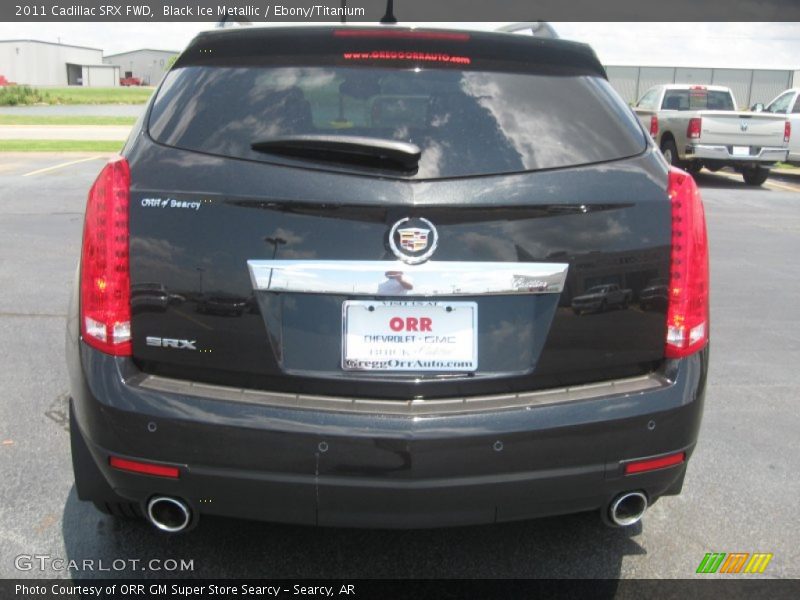 Black Ice Metallic / Ebony/Titanium 2011 Cadillac SRX FWD