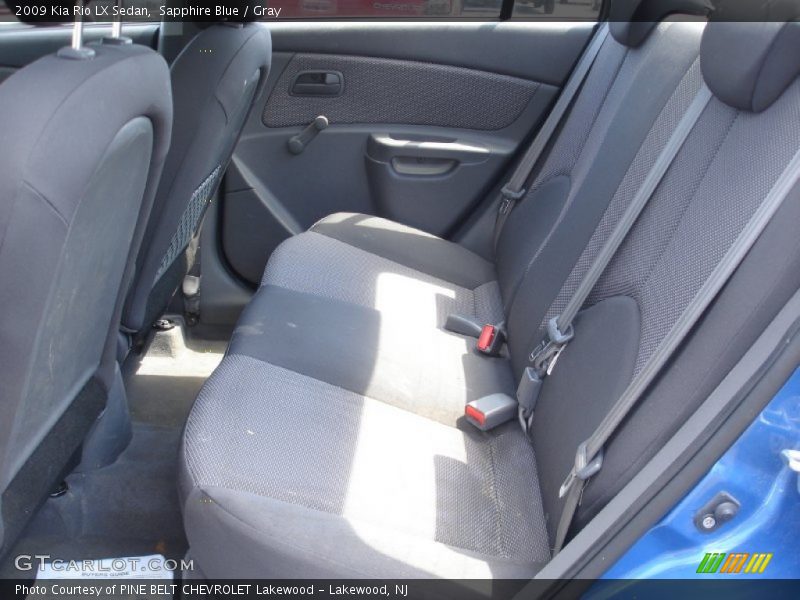 Sapphire Blue / Gray 2009 Kia Rio LX Sedan