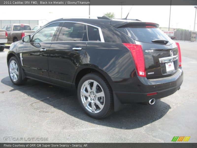 Black Ice Metallic / Ebony/Titanium 2011 Cadillac SRX FWD