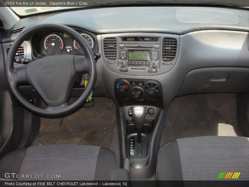 Sapphire Blue / Gray 2009 Kia Rio LX Sedan