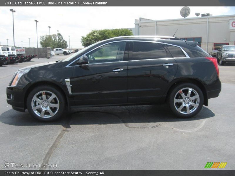 Black Ice Metallic / Ebony/Titanium 2011 Cadillac SRX FWD