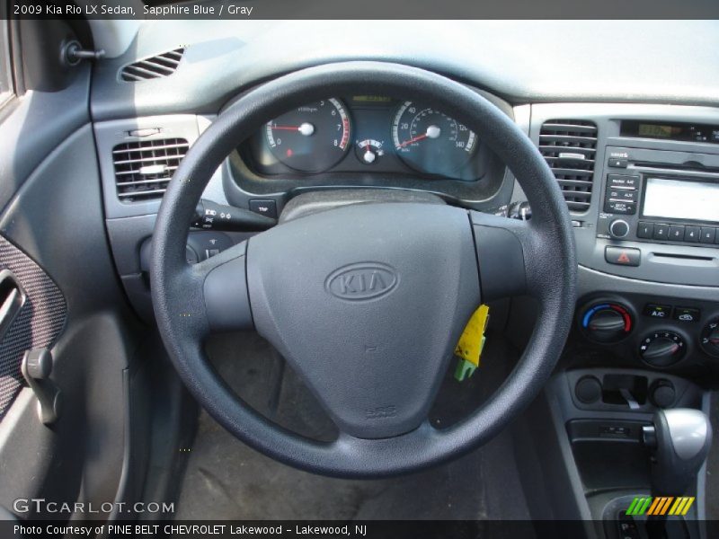 Sapphire Blue / Gray 2009 Kia Rio LX Sedan