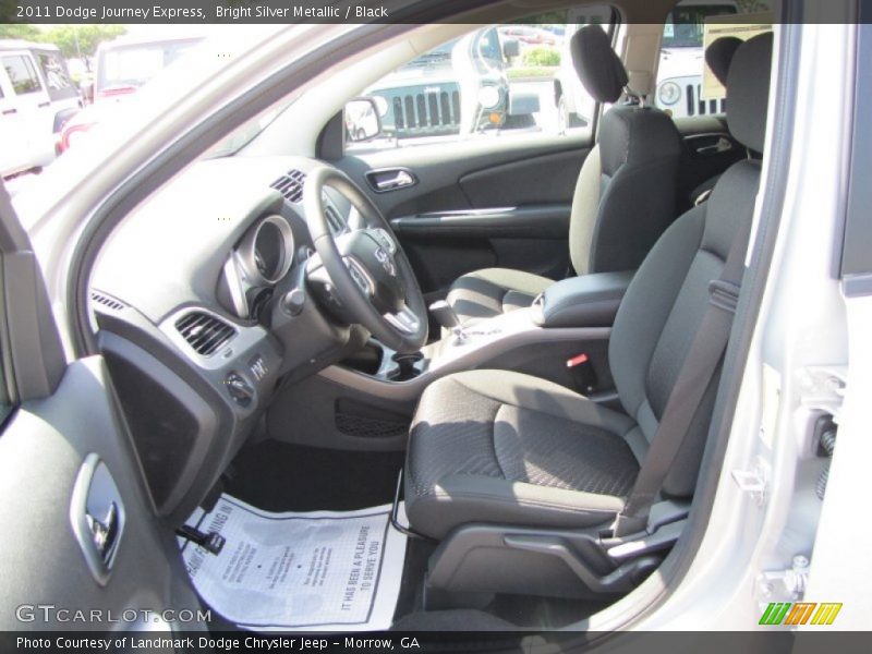 Bright Silver Metallic / Black 2011 Dodge Journey Express