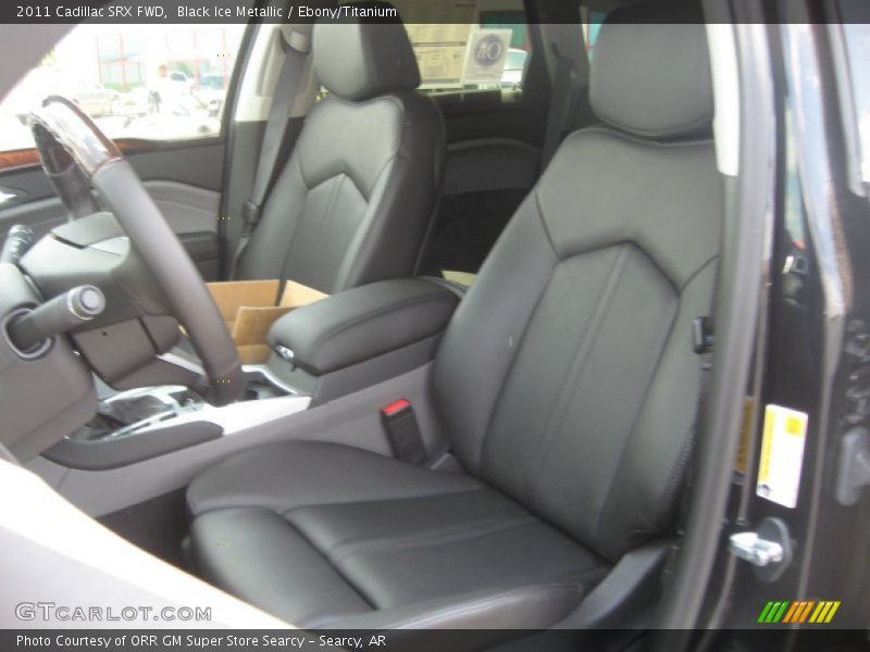 Black Ice Metallic / Ebony/Titanium 2011 Cadillac SRX FWD