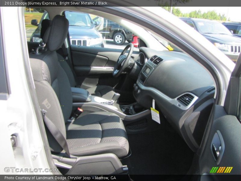 Bright Silver Metallic / Black 2011 Dodge Journey Express