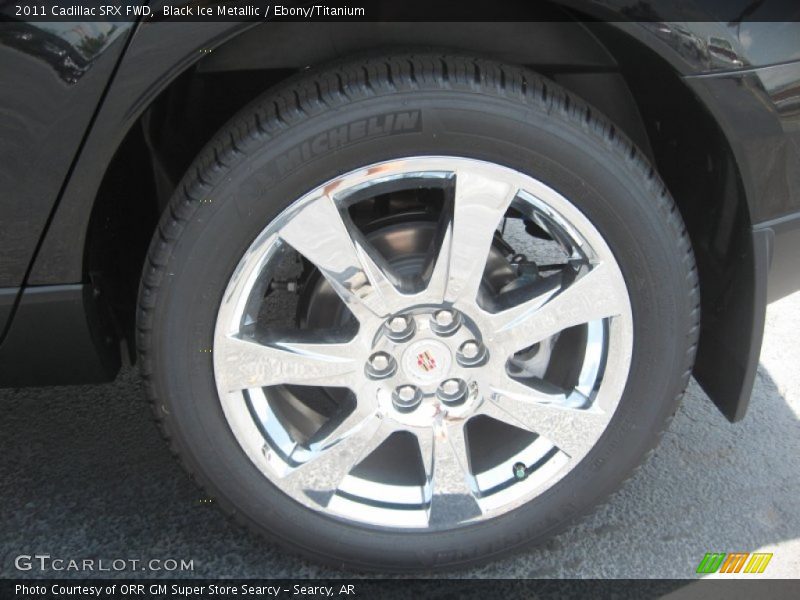 Black Ice Metallic / Ebony/Titanium 2011 Cadillac SRX FWD