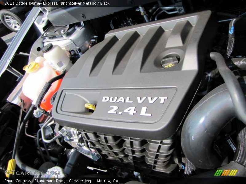 Bright Silver Metallic / Black 2011 Dodge Journey Express