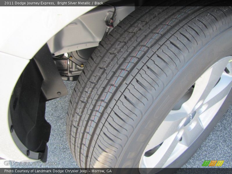 Bright Silver Metallic / Black 2011 Dodge Journey Express
