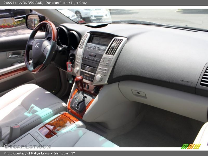 Obsidian Black / Light Gray 2009 Lexus RX 350 AWD