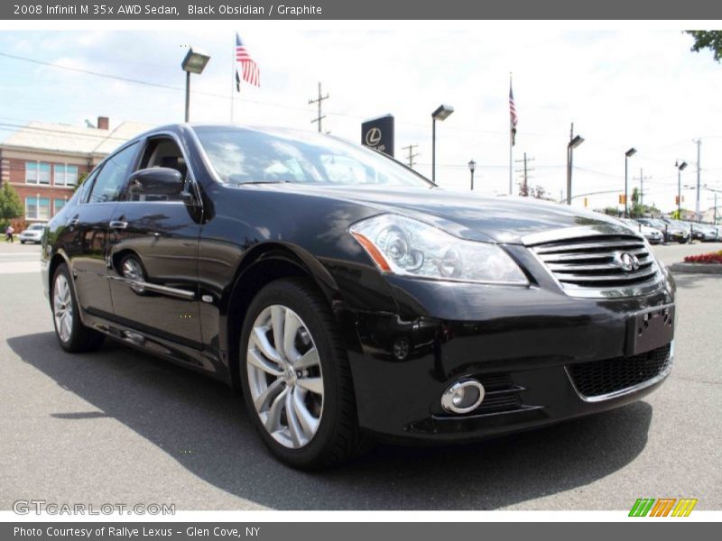 Black Obsidian / Graphite 2008 Infiniti M 35x AWD Sedan