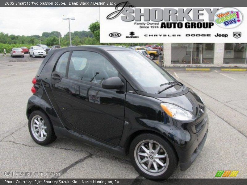 Deep Black / Design Black 2009 Smart fortwo passion coupe